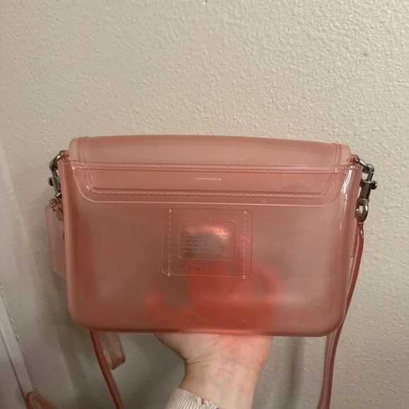 Coach Jelly Tabby Bag in Flower Pink/Silver
